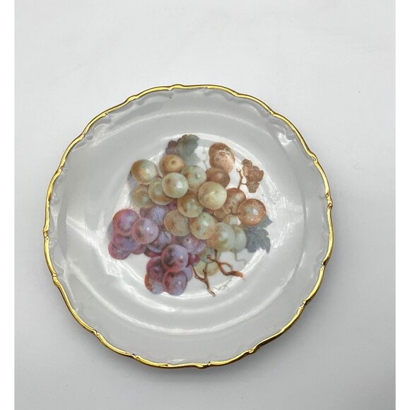 Schumann Arzberg Bavaria Germany VTG Fruit Pattern Dessert Plates Set of 4 - Picture 2 of 7